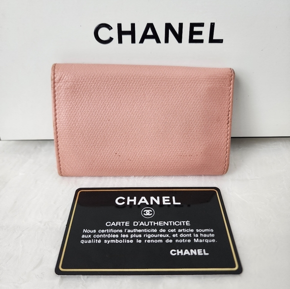 Auth Chanel CC Pink Key Case - Picture 3 of 9